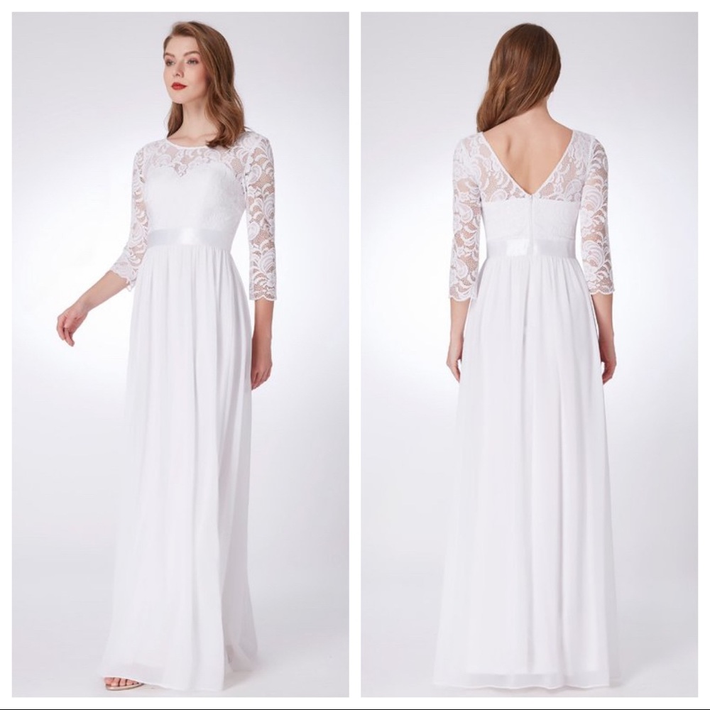 NWT Everpretty lace and chiffon dress